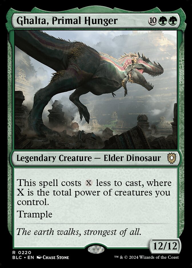 Ghalta, Primal Hunger card front