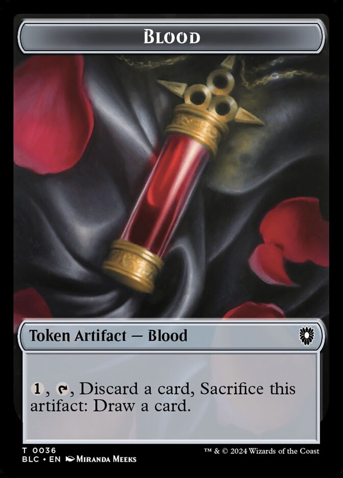Blood card front