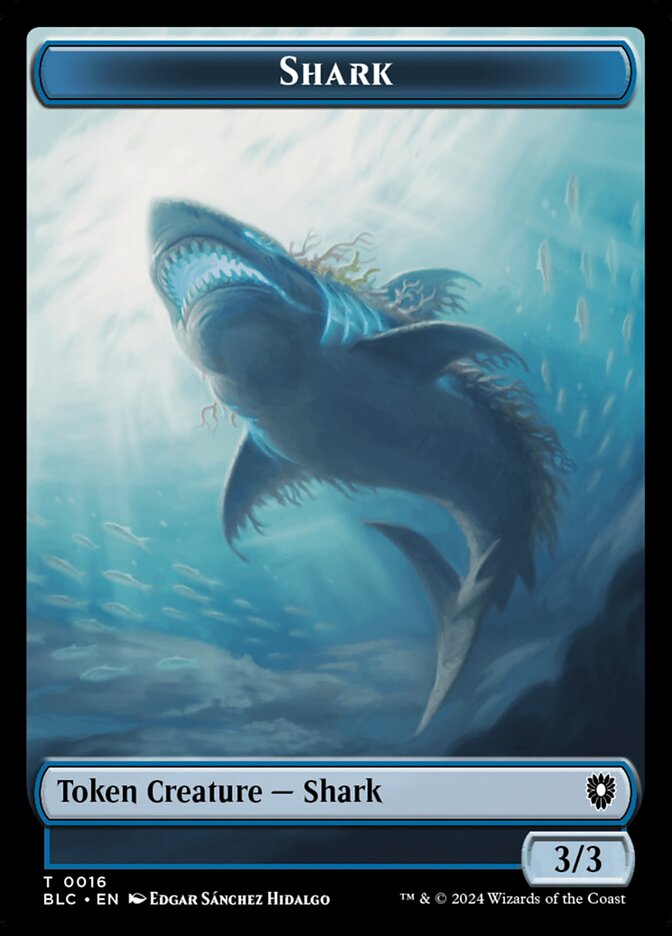 Shark card front