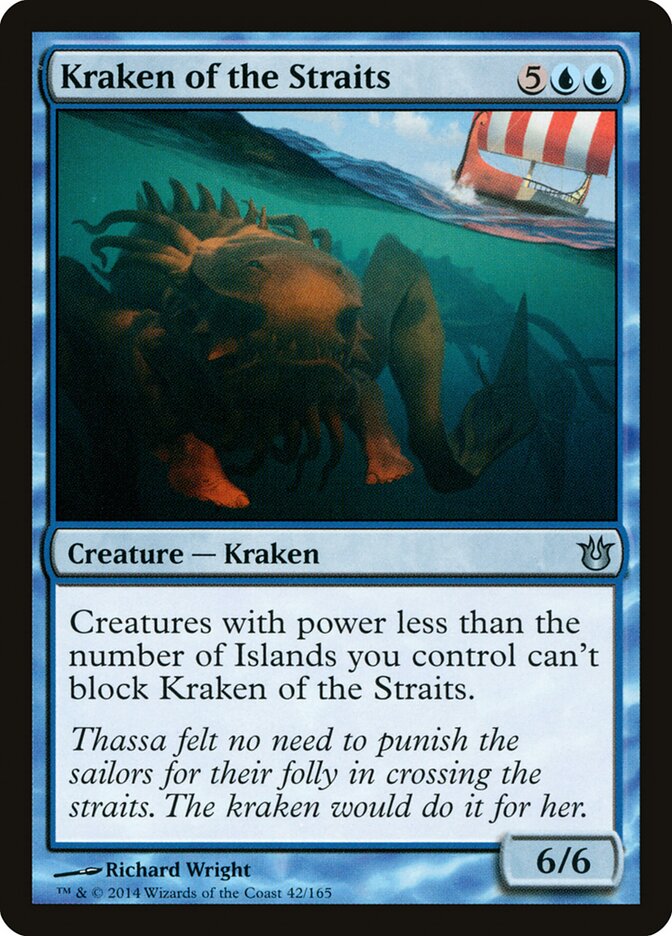 Kraken of the Straits card front