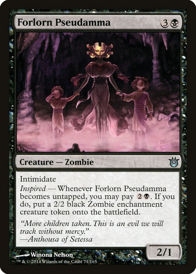 Forlorn Pseudamma card front