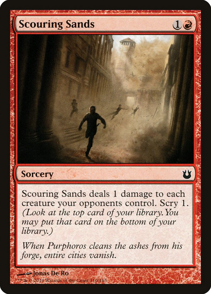 Scouring Sands card front