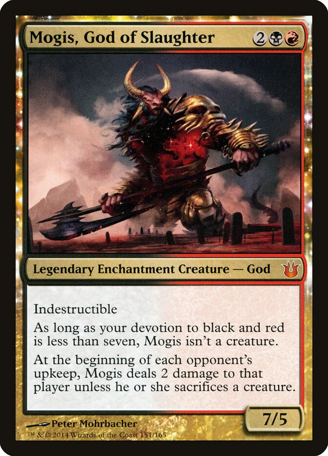 Mogis, God of Slaughter card front