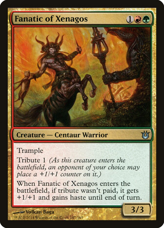Fanatic of Xenagos card front