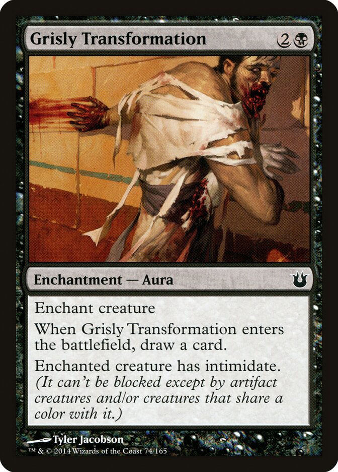 Grisly Transformation card front