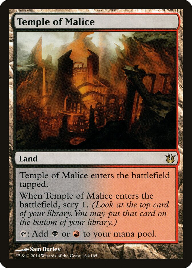 Temple of Malice card front