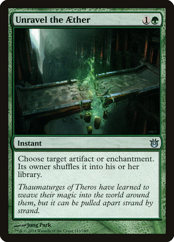 Unravel the Aether card front