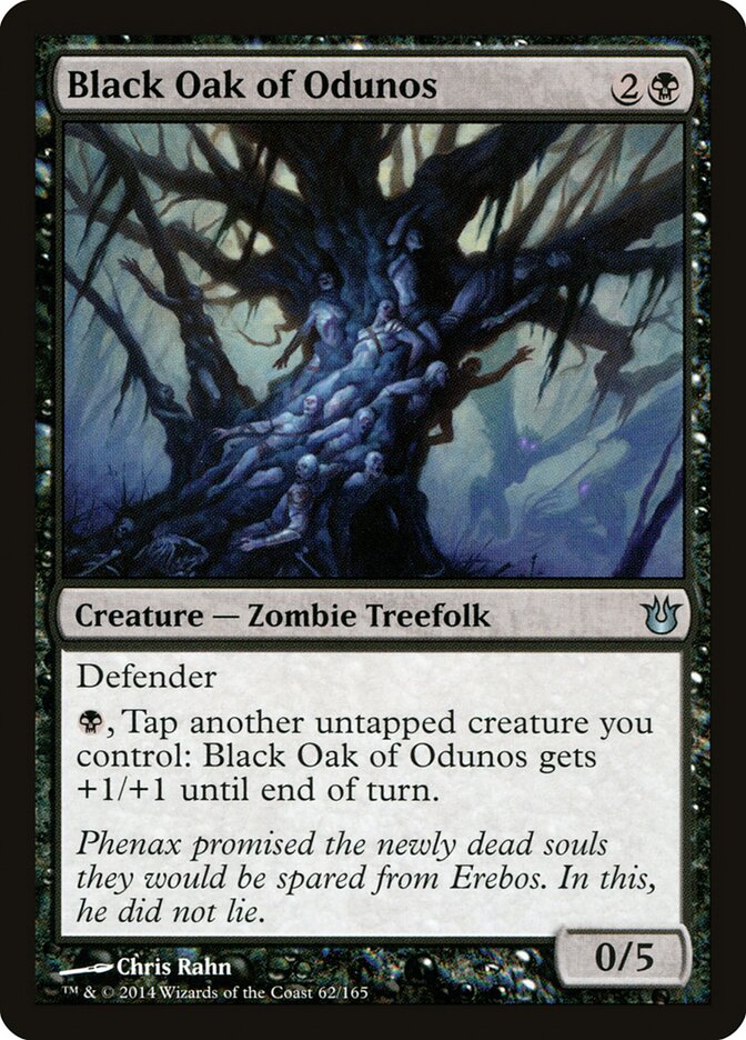 Black Oak of Odunos card front