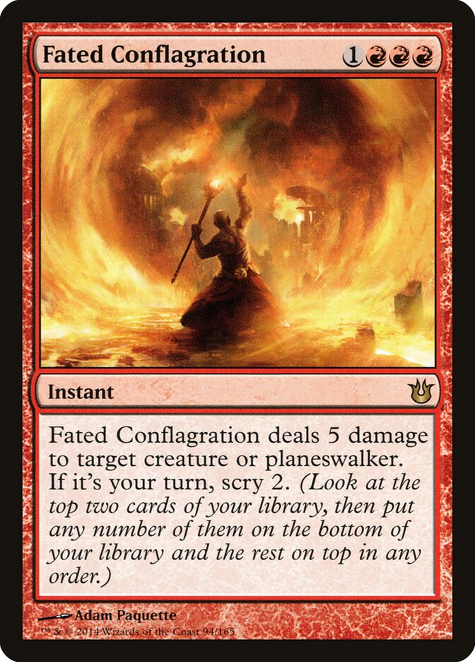 Fated Conflagration card front