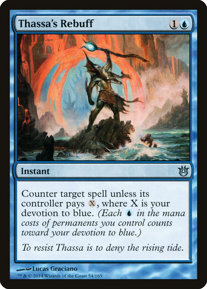 Thassa's Rebuff card front