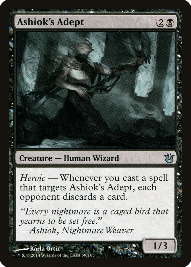 Ashiok's Adept card front