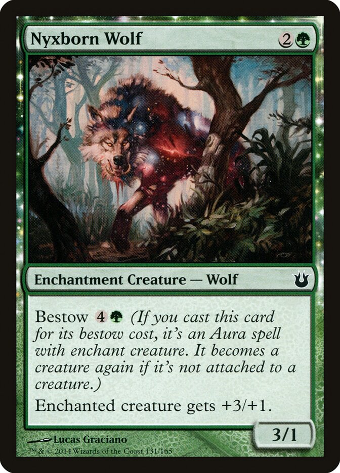 Nyxborn Wolf card front