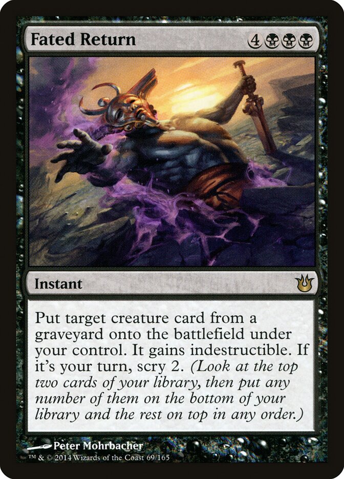 Fated Return card front