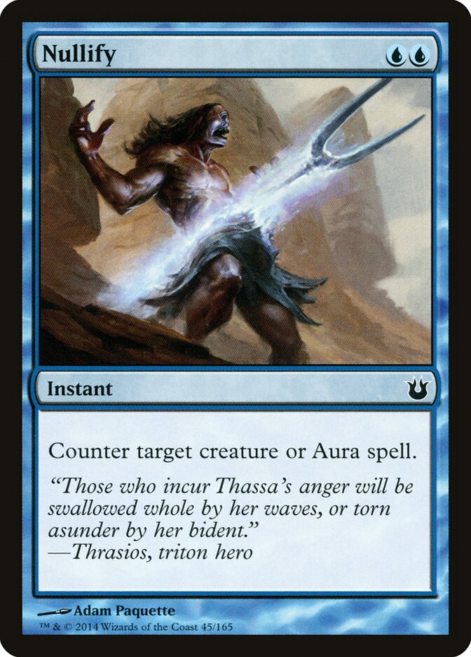 Nullify card front