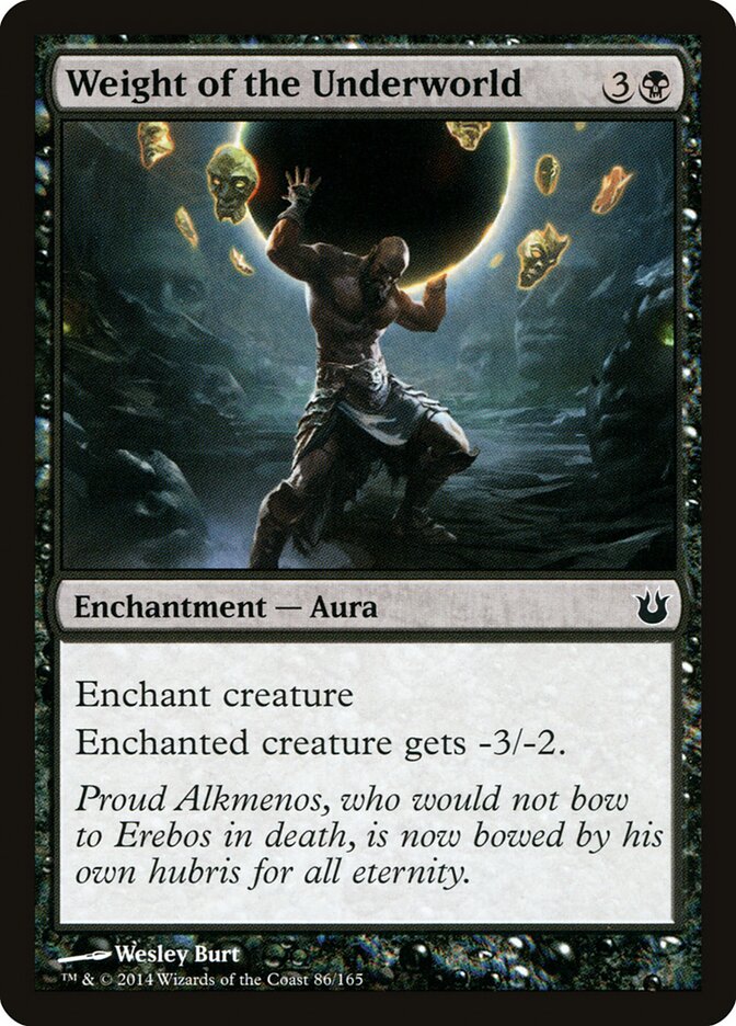 Weight of the Underworld card front