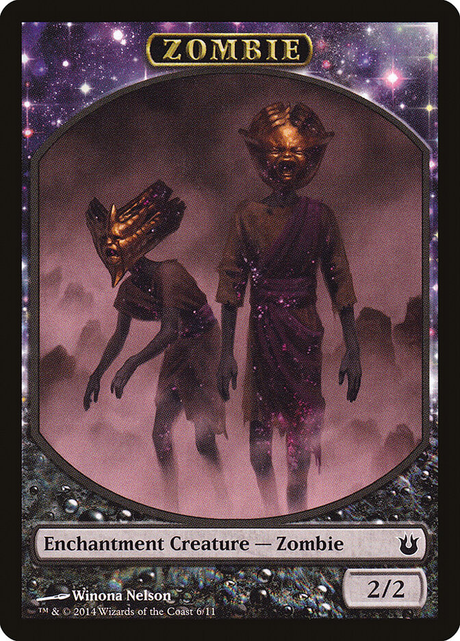 Zombie card front