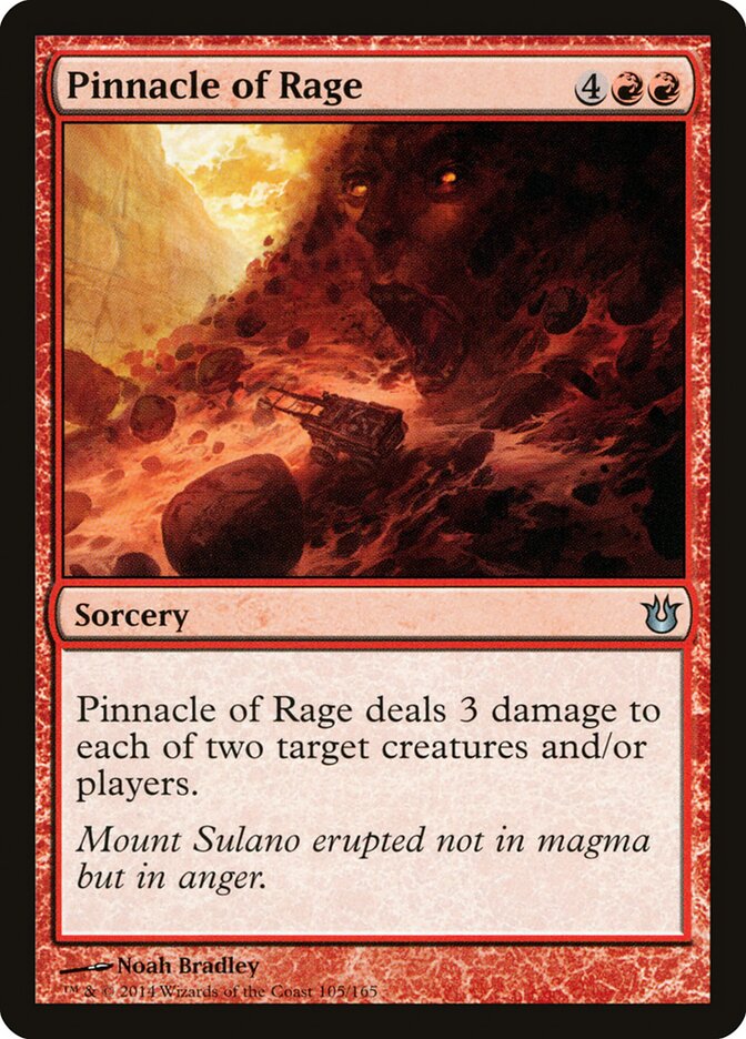 Pinnacle of Rage card front