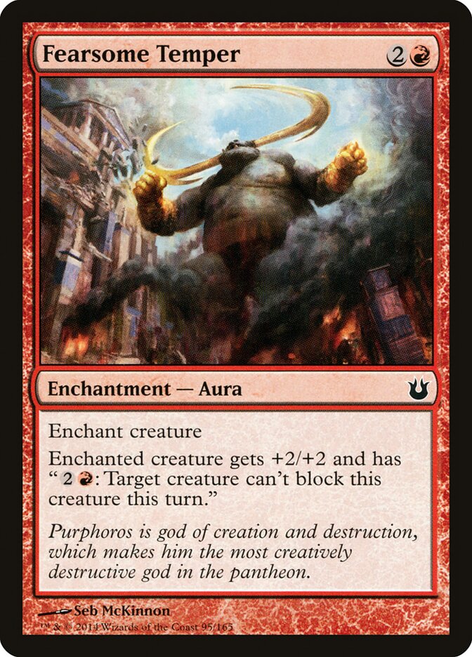 Fearsome Temper card front