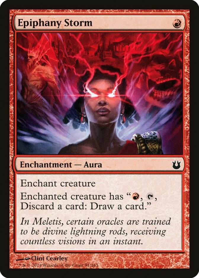 Epiphany Storm card front