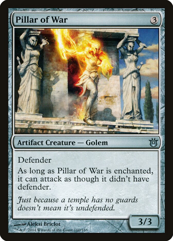 Pillar of War card front