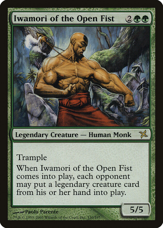 Iwamori of the Open Fist card front