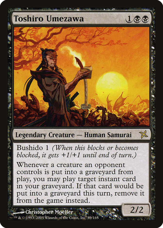 Toshiro Umezawa card front