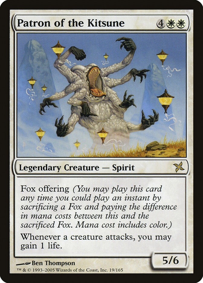 Patron of the Kitsune card front