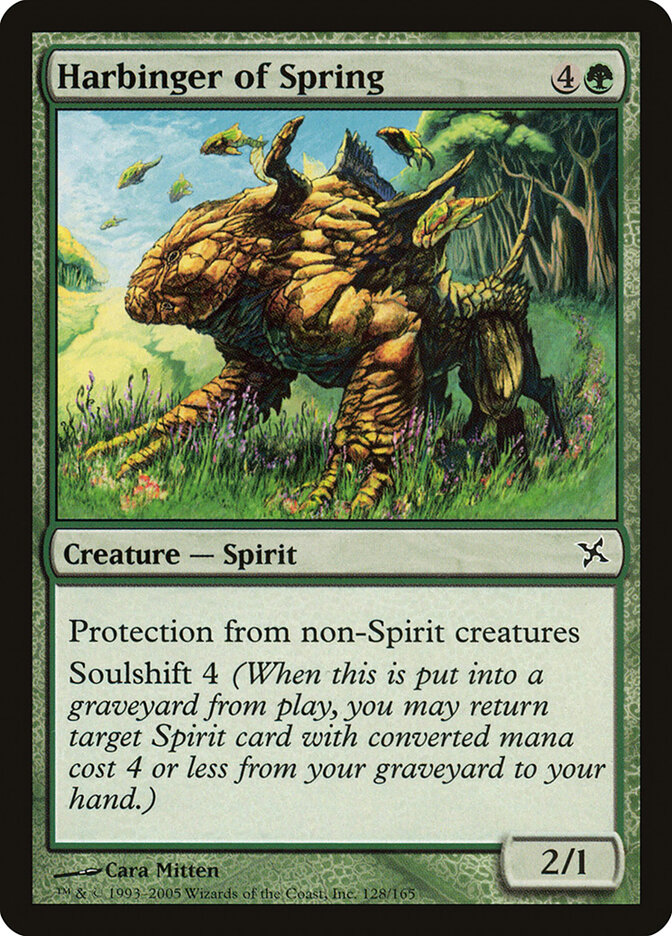 Harbinger of Spring card front