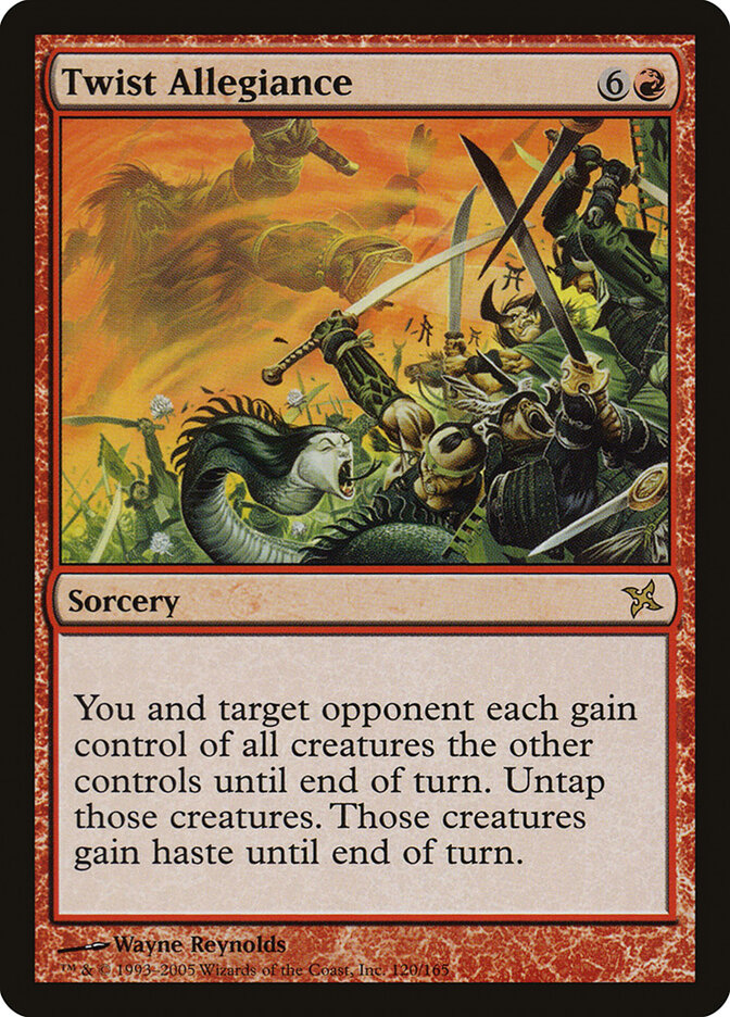 Twist Allegiance card front