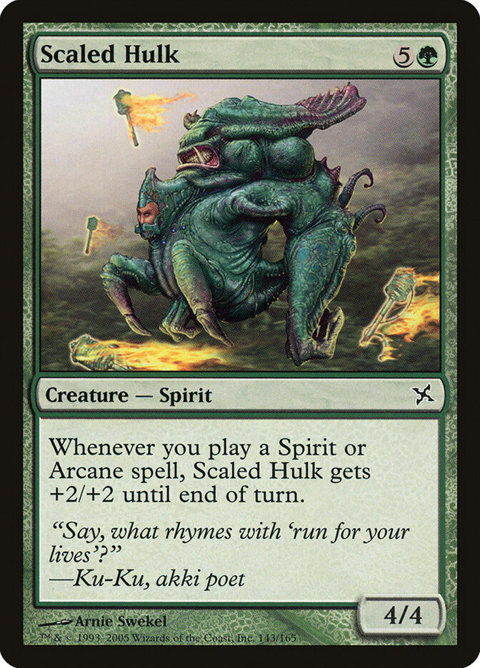 Scaled Hulk card front