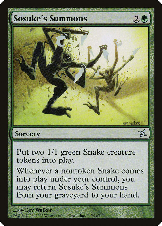 Sosuke's Summons card front