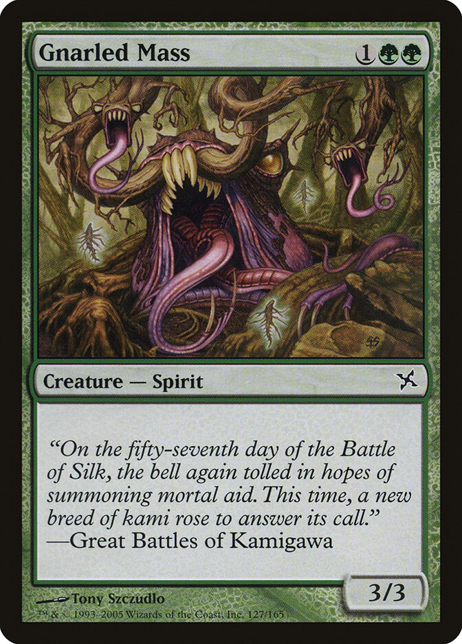 Gnarled Mass card front
