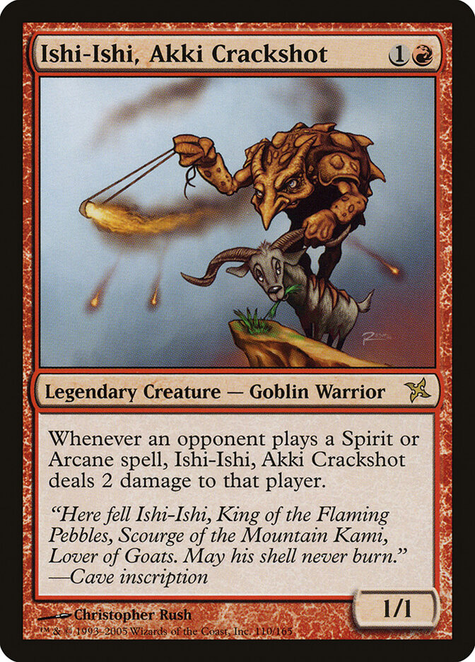 Ishi-Ishi, Akki Crackshot card front