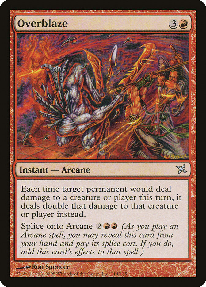 Overblaze card front