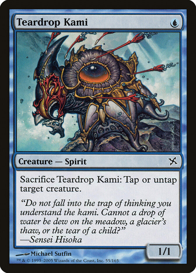 Teardrop Kami card front