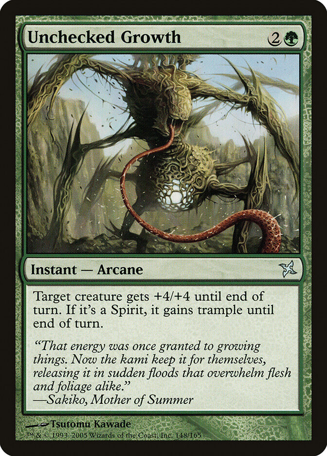 Unchecked Growth card front