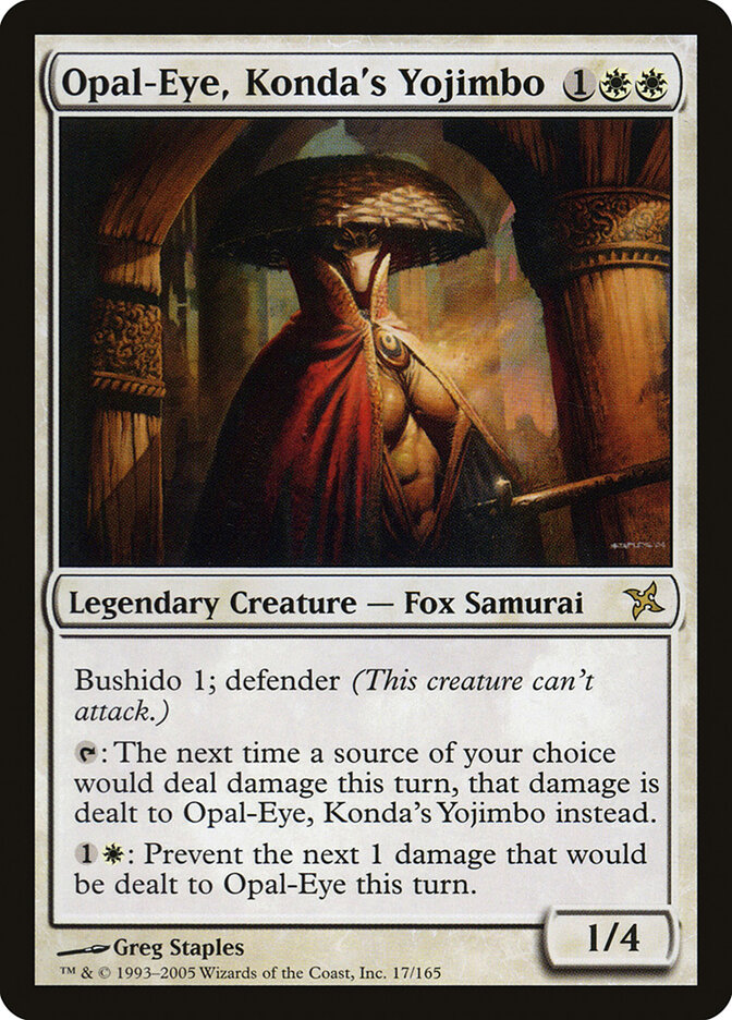 Opal-Eye, Konda's Yojimbo card front