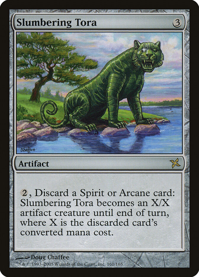 Slumbering Tora card front
