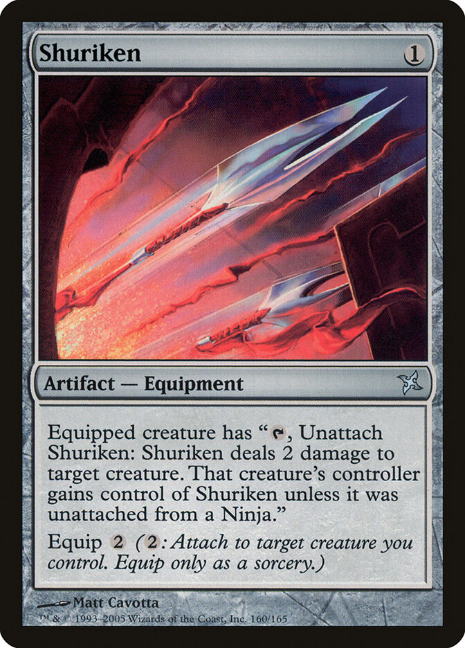 Shuriken card front