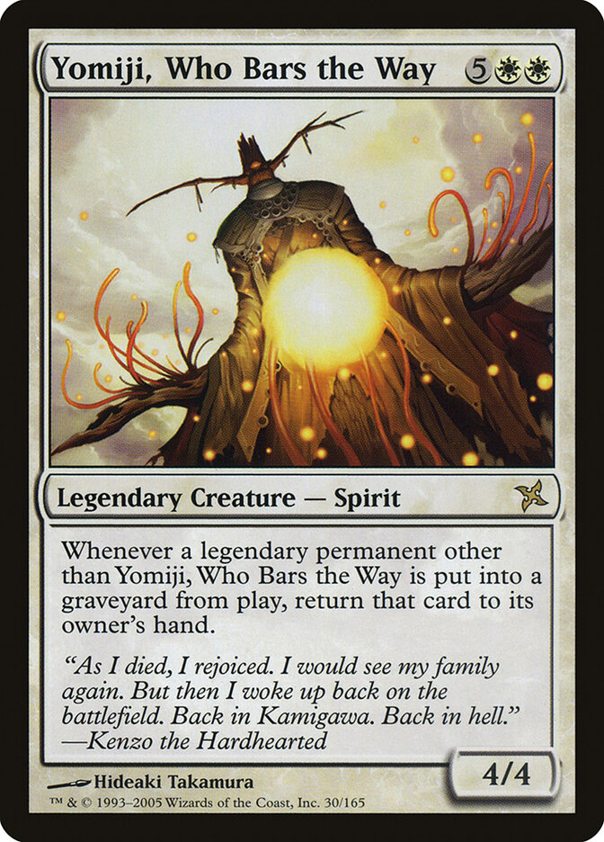 Yomiji, Who Bars the Way card front
