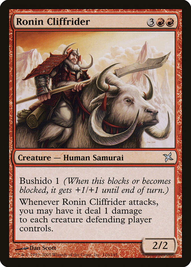 Ronin Cliffrider card front