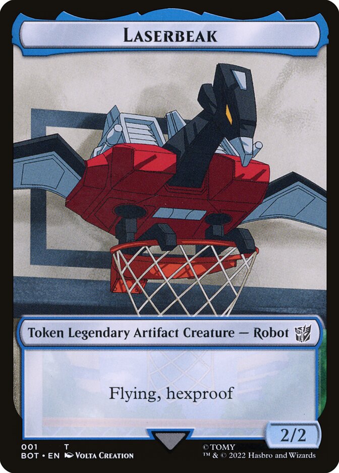 Laserbeak card front