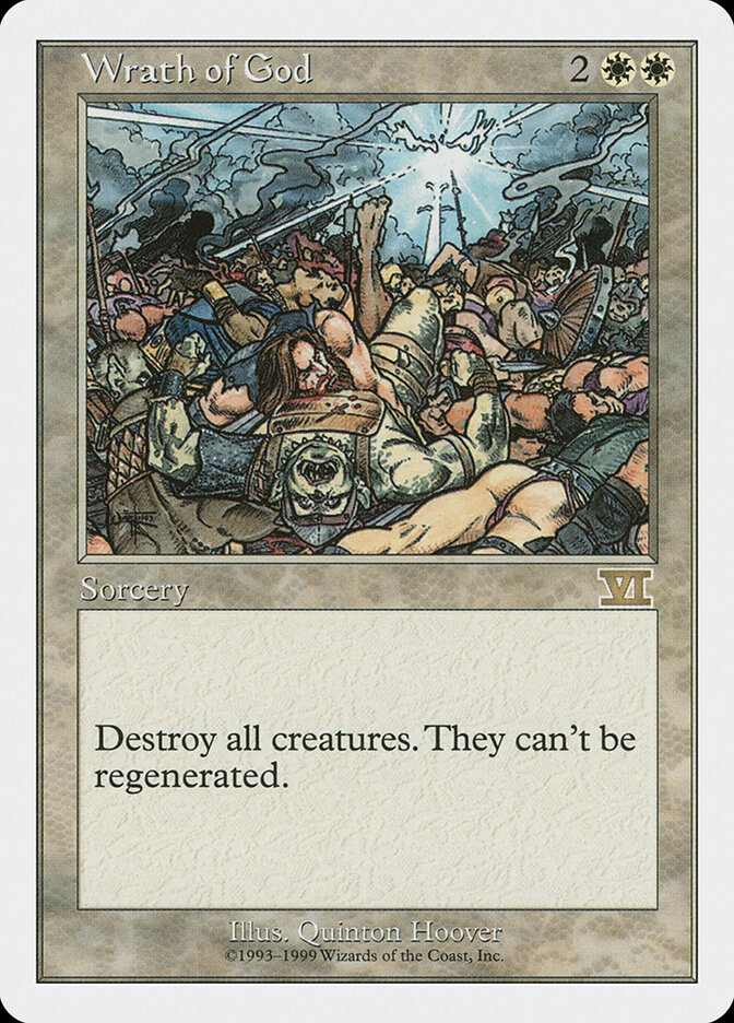 Wrath of God card front