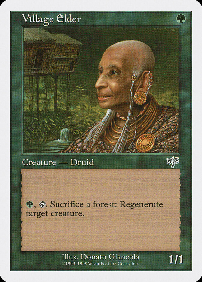 Village Elder card front