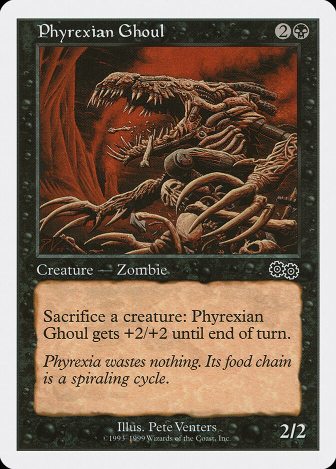 Phyrexian Ghoul card front