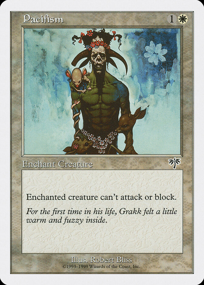 Pacifism card front