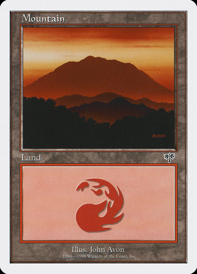 Mountain card front