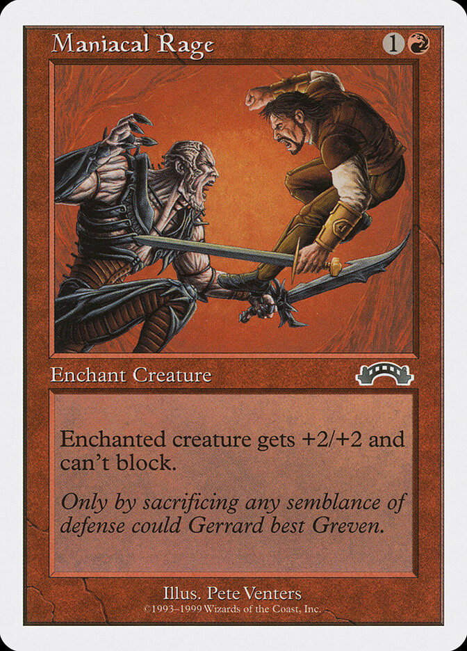 Maniacal Rage card front