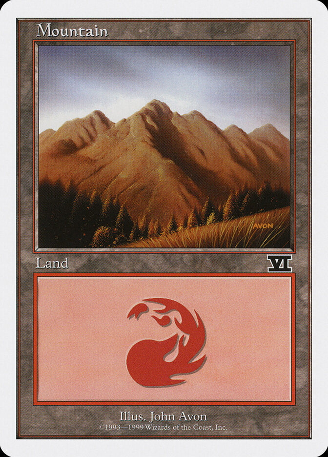 Mountain card front