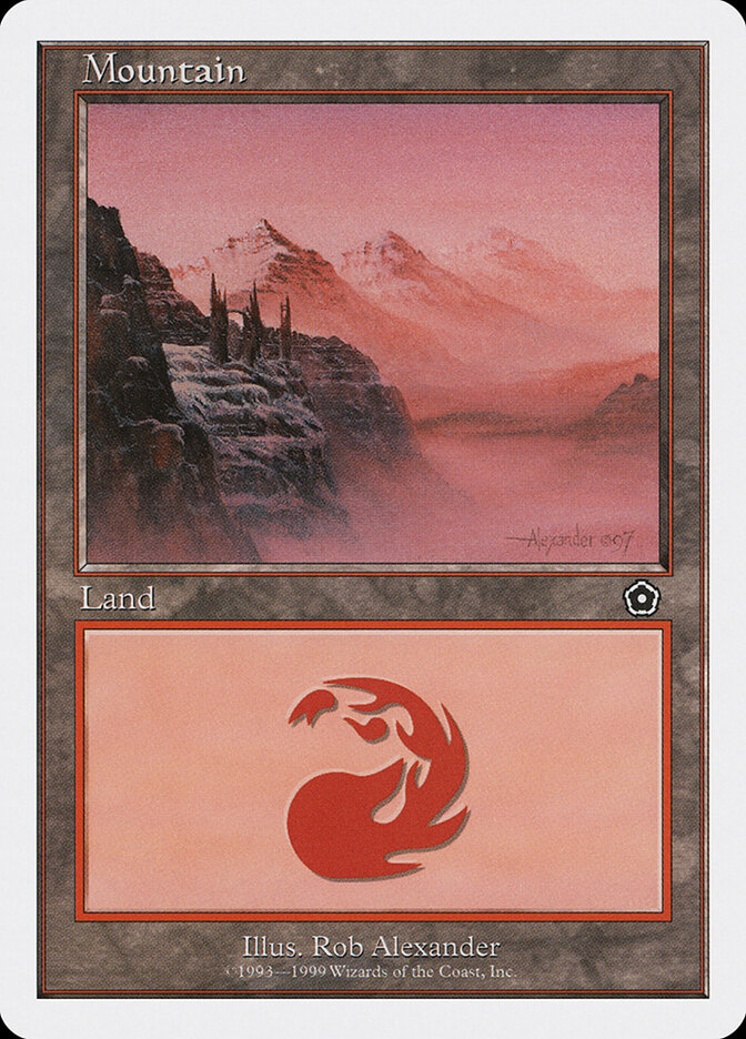 Mountain card front